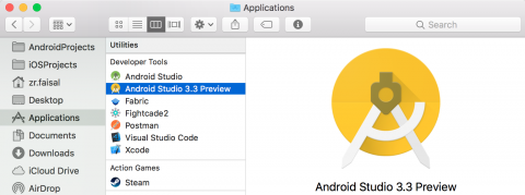 android studio canary download